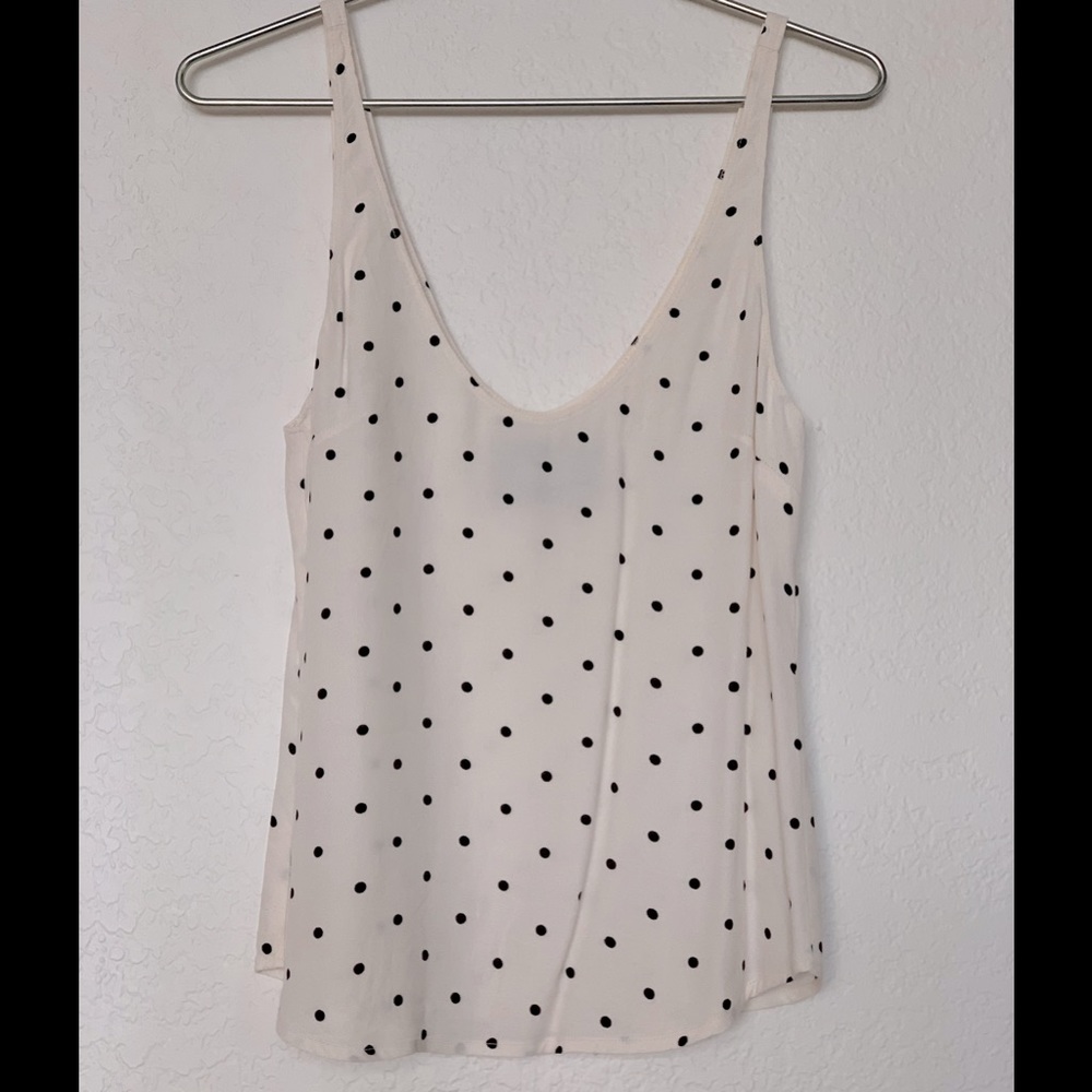 Reformation polka dot camisole